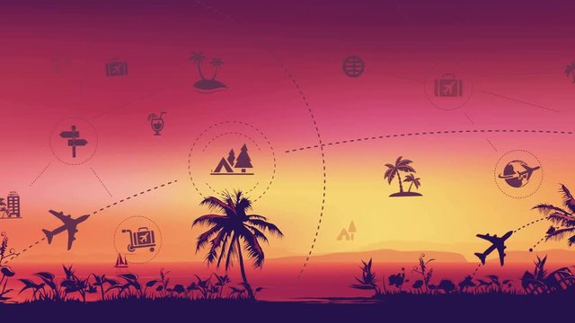 Travel And Tourism Landmark Background