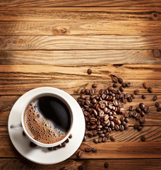 Cup of coffee.