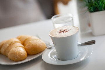 Coffee and delicious.