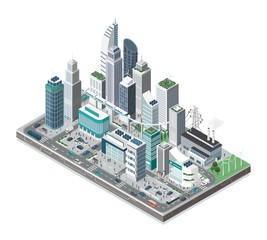 Smart city and technology © elenabsl