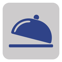 Cloche icon simple flat style