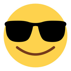 Emoji cool - mit Sonnenbrille