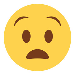 Fototapeta premium staunendes Emoticon