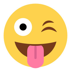 Rausstreckende Zunge Emoticon