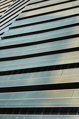 vertical background of overlay glass facades