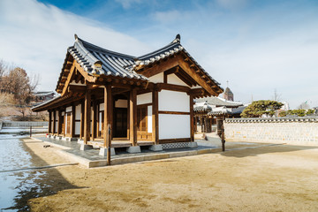 Hwaseong Haenggung Palace traditional house in Suwon, Korea