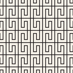 Vector seamless lattice pattern. Modern stylish texture with monochrome trellis. Repeating geometric grid. Simple design background.
