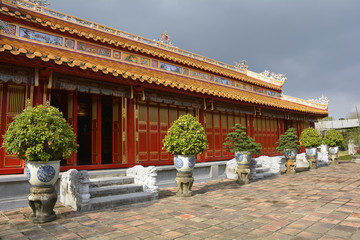 The Trieu To Mieu Temple in the Imperial City, Hue, Vietnam