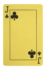 Golden playing cards, Jack of clubs