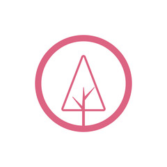 Tree logo design template, symbol for company, use this logo for your company