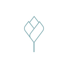 Tree logo design template, symbol for company, use this logo for your company