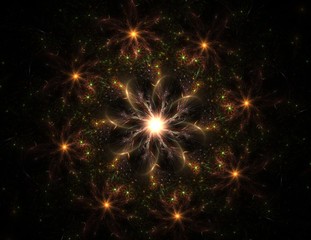 Naklejka premium The Colors In The Series, Fancy Paint. Background Consists Of Fractal Color Texture