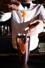 Cocktail bar bartender