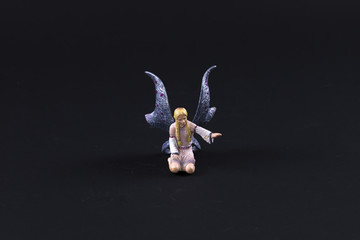 statuette, fairy, girl with wings