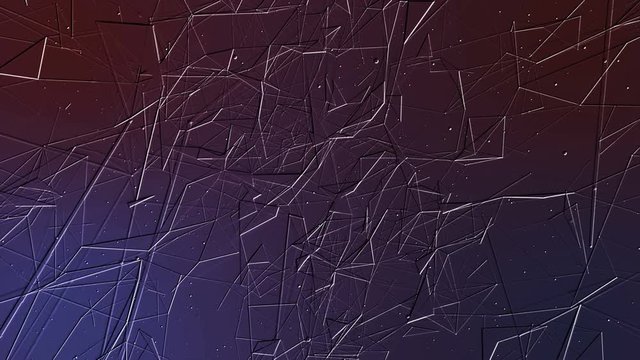 3D rendering background based on three-dimensional extrusion on the plane. Background for presentations. Animated paper texture