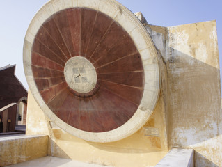 North India, sundial in the observatory Jantar Mantar of Jaipur