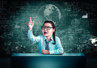 Teacher explain math formulas