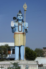 North India, statue of the gods next to the Krishna Temple in Dausa, between Jaipur and Bharatpur