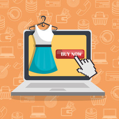 electronic commerce set icons vector illustration design