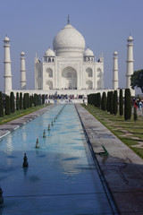 Naklejka premium Northern India, Agra, the Taj Mahal, Monumental Tomb