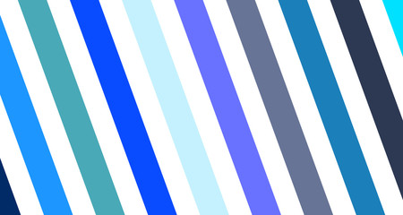 Karte mit schrägen blauen Streifen auf weiß