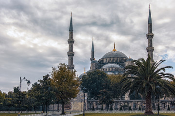 Fototapeta na wymiar Sultanahmet mosque in Istanbul