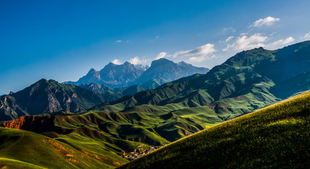 Qinghai Province Zhuoer Mountain Natural Scenic Area in China