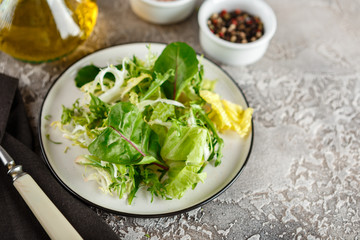 Fresh green salad
