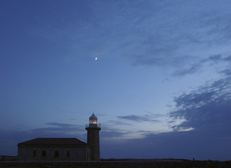 Lighthouse in the sunset