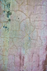Fototapete Alte schmutzige strukturierte Wand Gebrochene und abblätternde Farbe alter Wandhintergrund. Klassische Grunge-Textur.