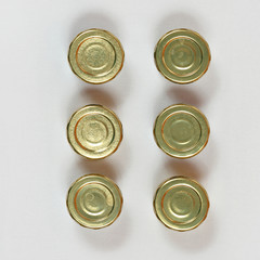 Six Jars Top View