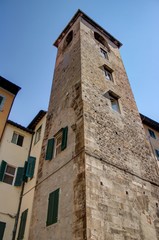Fototapeta na wymiar ville de Pise sur les bords de l'Arno en Toscane
