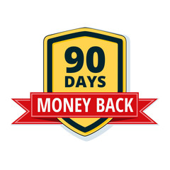 90 Days Money Back Shield illustration