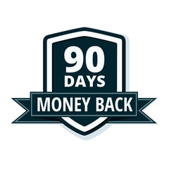 90 Days Money Back Shield illustration