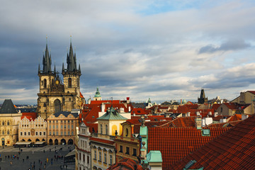 Old Town square in Prague