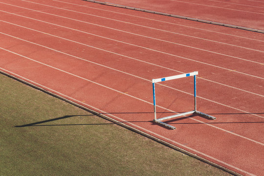 track athletics fence