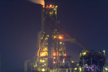工場夜景