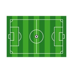 Playing Field Vector Template Design