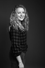 Naklejka premium Caucasian woman