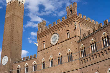 Obraz premium Siena, Italy: Piazza del Campo