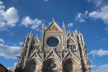 Siena, Italy: historic buildings, the cathedral (Duomo)