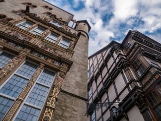 The architecture of city Hildesheim, Germany