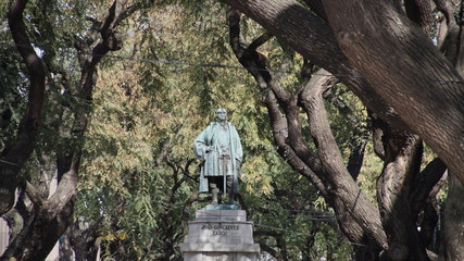 Madeira Funchal Zentrum Statue Zarcos