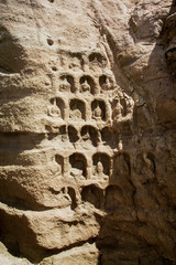 Yungang Grottoes in Datong City, China