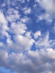 Blue sky and white clouds