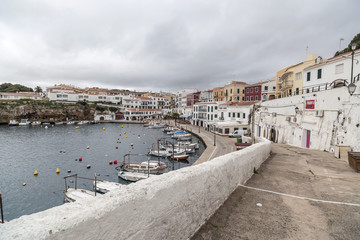Fototapeta na wymiar Village view of Es Castell, Minorca, Balearic Islands. Spain.