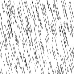 Asymmetrical texturewith slanted lines of different length and thickness, abstract geometric pattern. . Vector illustration