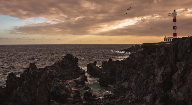 Sunset in Arico, Tenerife.