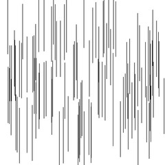 Asymmetrical texture with straight vertical lines, abstract geometric pattern. Black and white vector illustration