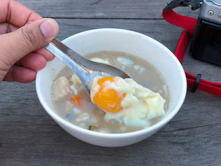 Dumplings in coconut cream (Bua Loi)